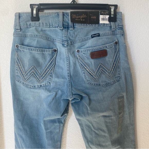 Wrangler Retro Mae Mid Rise Denim Jeans - Picture 1 of 5